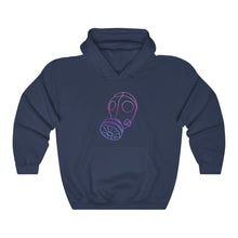 Load image into Gallery viewer, Neon Gas Mask Unisex Hooded Sweatshirt