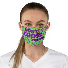 Load image into Gallery viewer, Don't Cross The Line Fabric Face Mask
